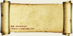 Tijana Vićentijević vizit kartica